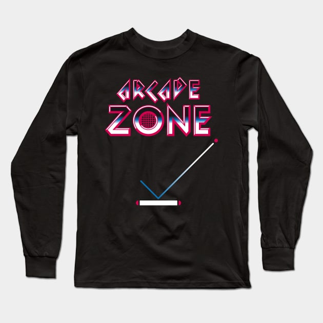 Arcade Zone Long Sleeve T-Shirt by andrew_kelly_uk@yahoo.co.uk